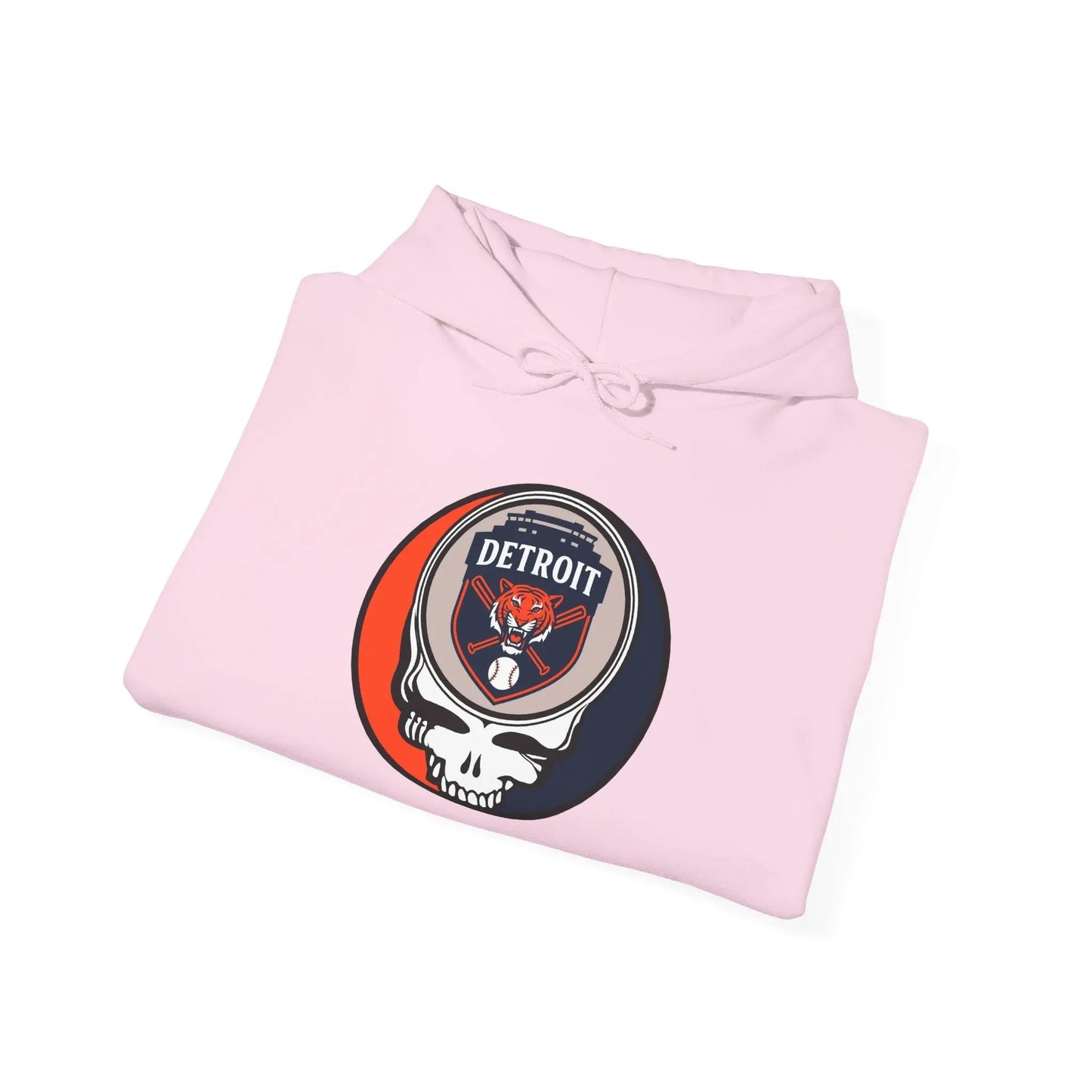 Detroit Baseball Edition Grateful Dead Unisex Heavy Blend Hoodie The Ballpark Collection