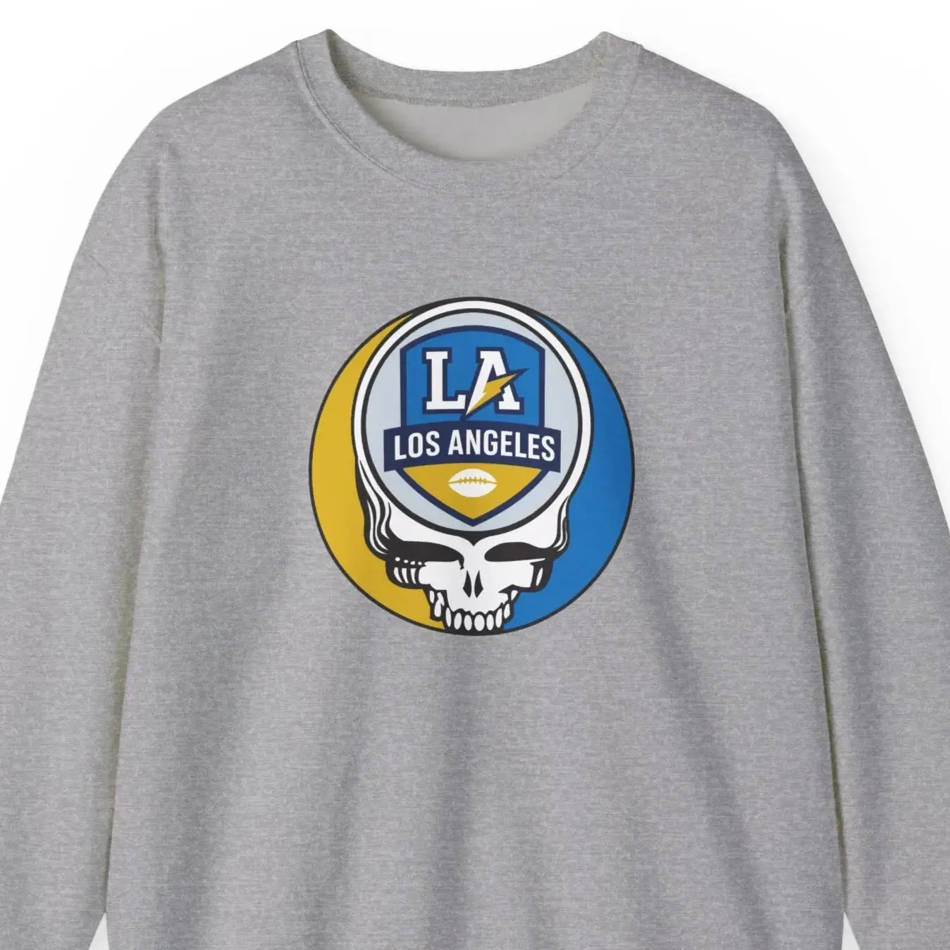 Grateful Dead Stealie Los Angeles Edition Crewneck Sweatshirt NFL The Gridiron Collection
