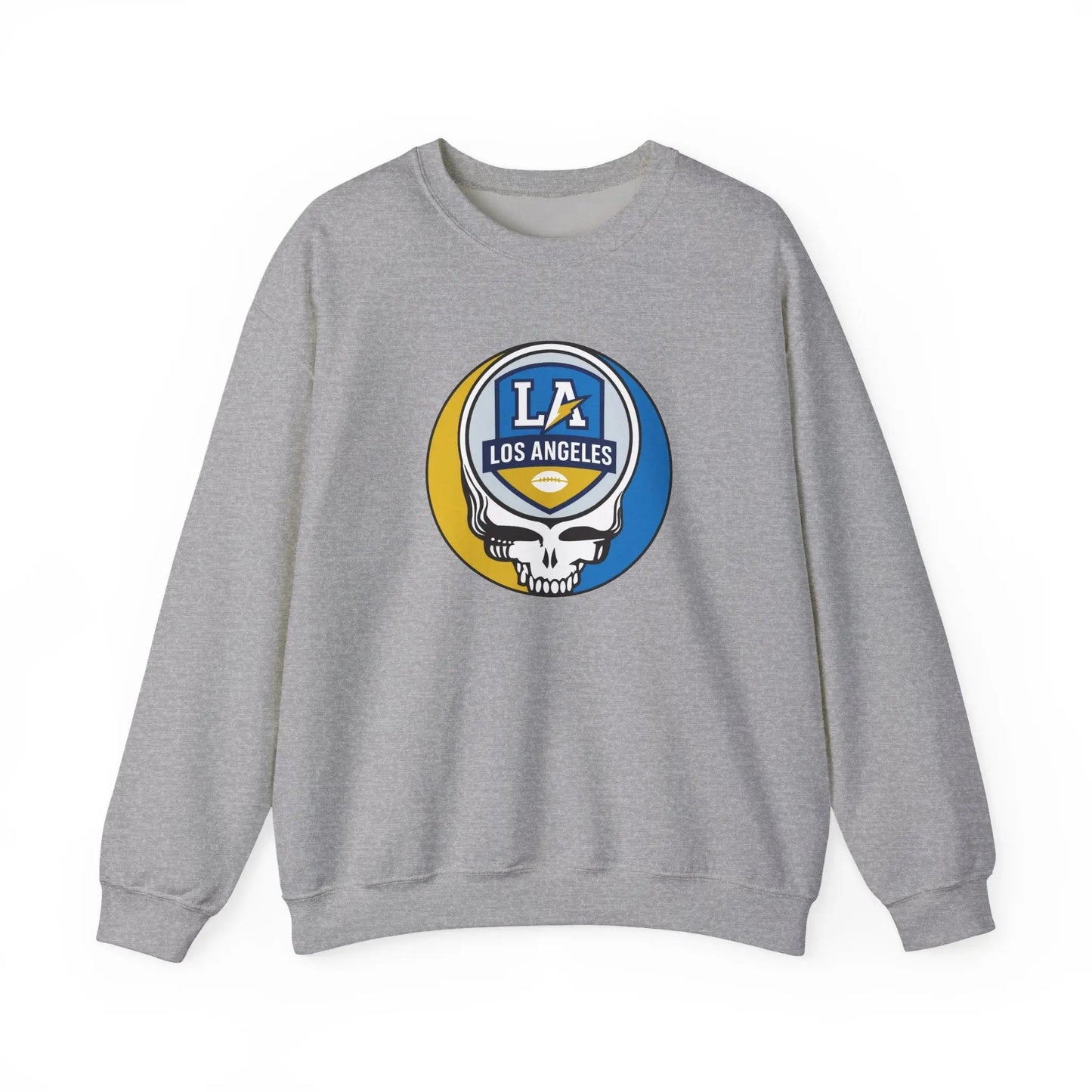 Grateful Dead Stealie Los Angeles Edition Crewneck Sweatshirt NFL The Gridiron Collection