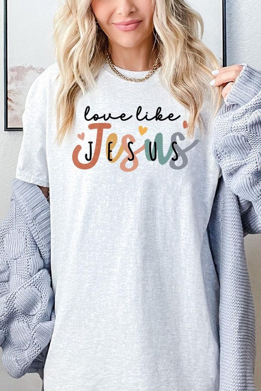 Love Like Jesus Graphic Plus Heavy Cotton Tee