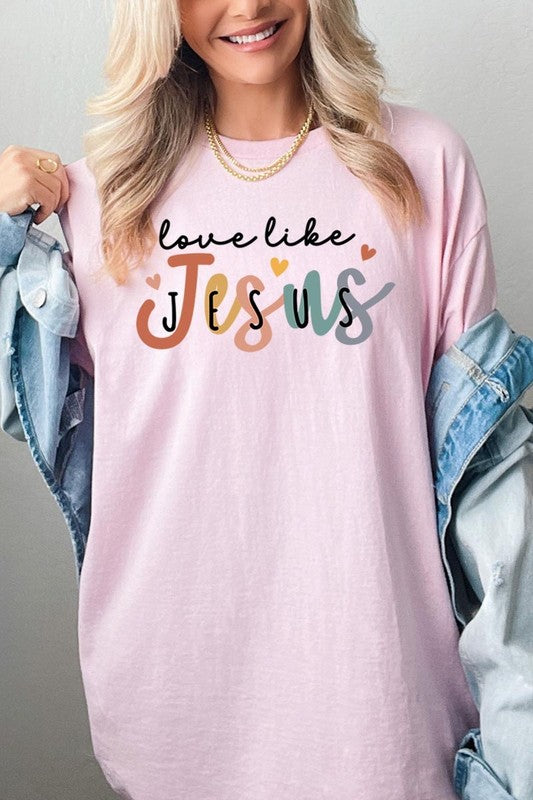 Love Like Jesus Graphic Plus Heavy Cotton Tee