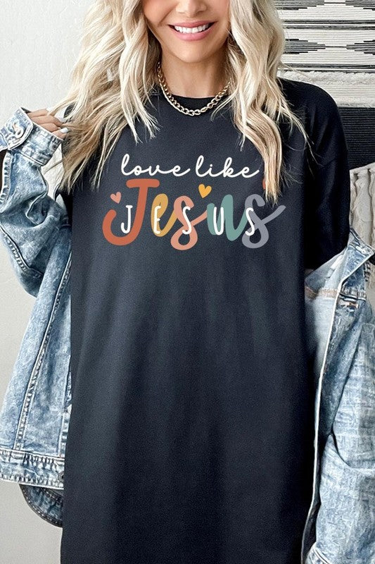 Love Like Jesus Graphic Plus Heavy Cotton Tee