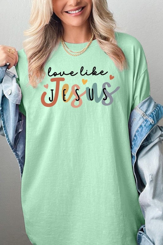 Love Like Jesus Graphic Plus Heavy Cotton Tee
