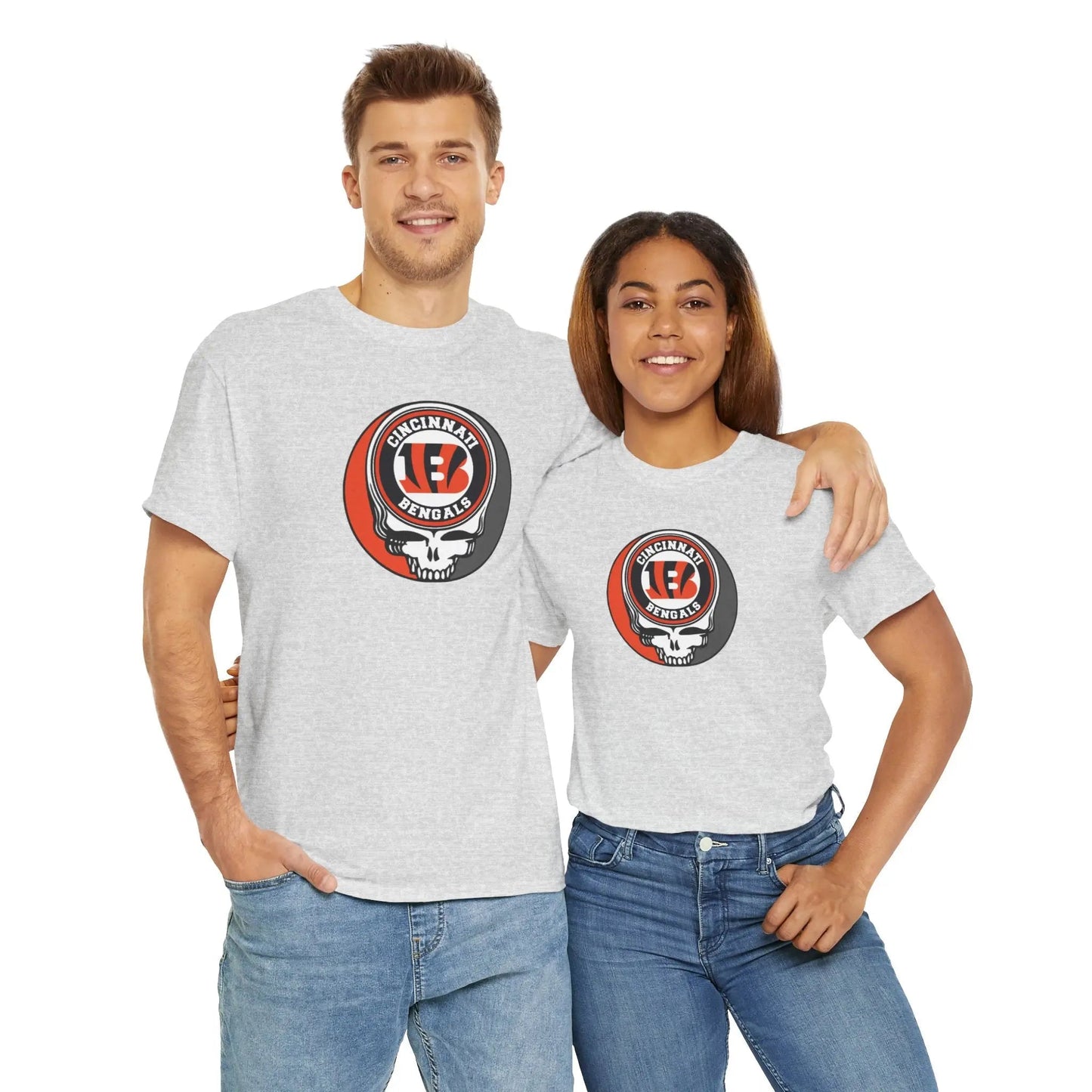 Cincinnati Bengals Steal Your Face T-Shirt NFL Grateful Dead