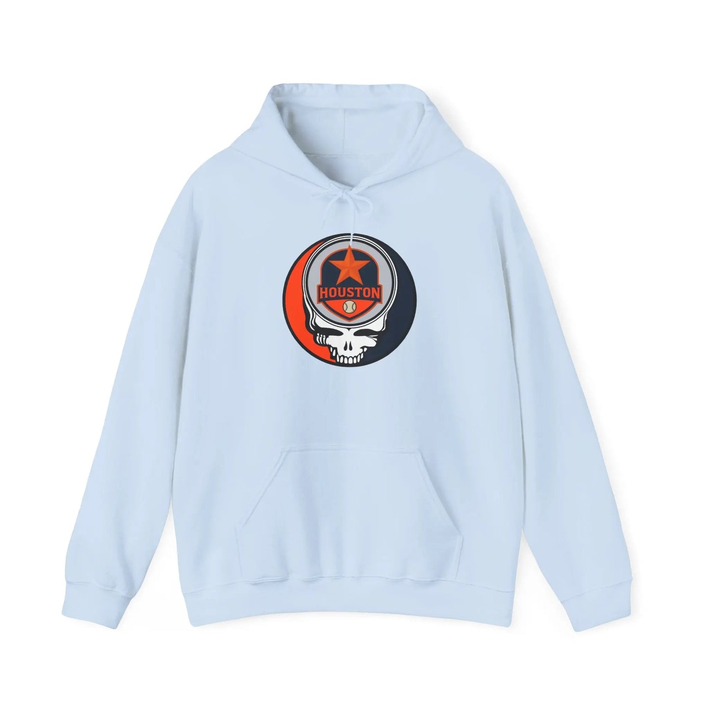 Houston Baseball Edition Grateful Dead Unisex Heavy Blend Hoodie - Hooded Sweatshirt