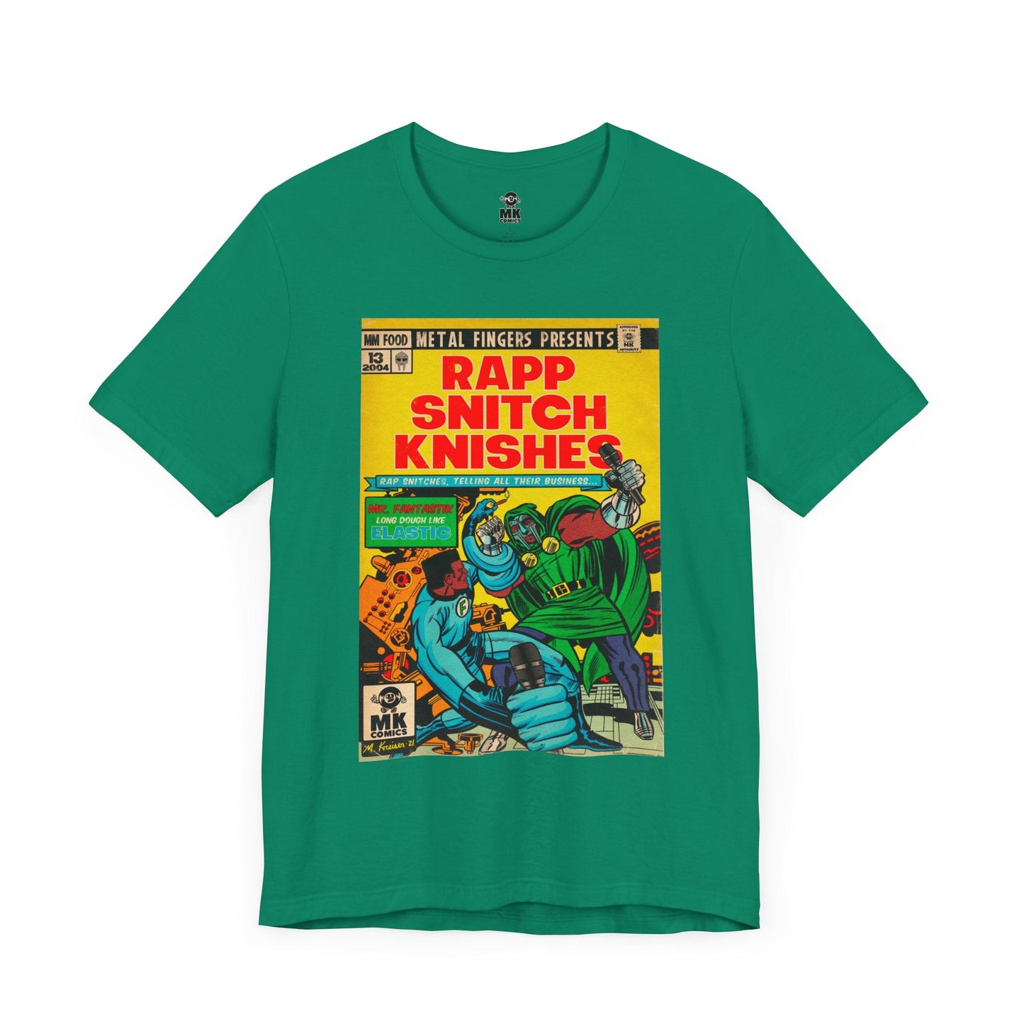Rapp Snitch Knishes Comic Book Art - Unisex Jersey Short Sleeve Tee
