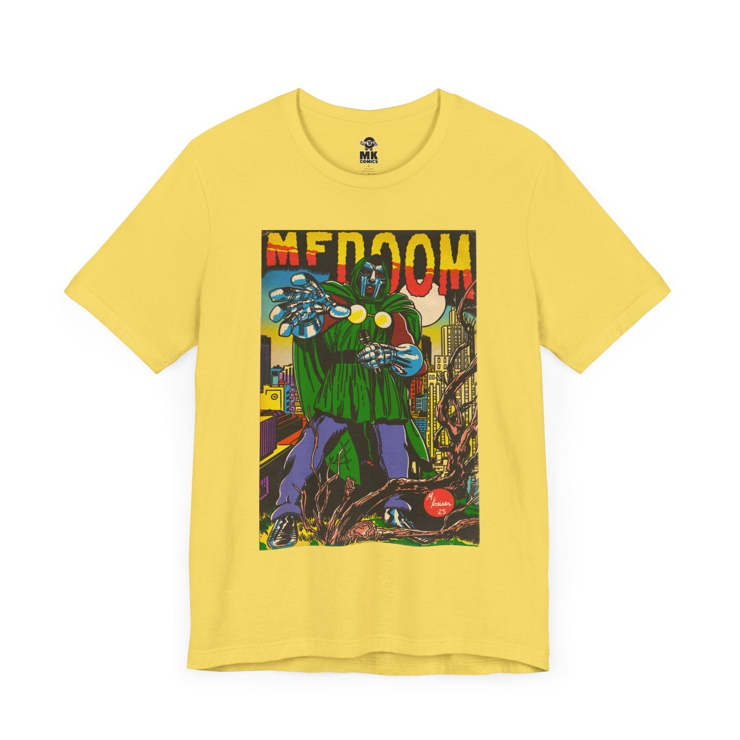 DOOM Comic Book Art Unisex Jersey T-Shirt