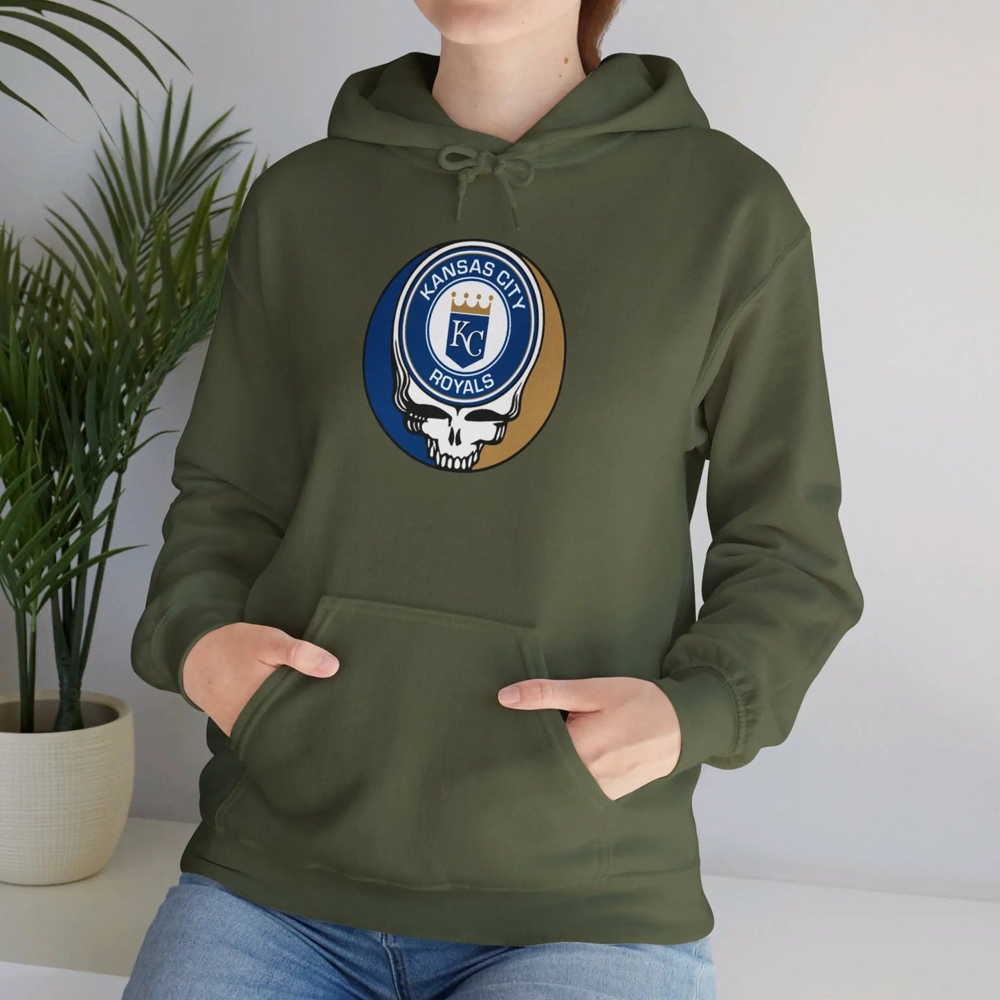Kansas City Baseball Edition Heavy Blend Hoodie Unisex The Ballpark Collection Grateful Dead