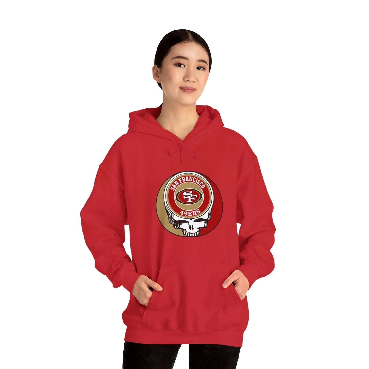 San Francisco 49ers Grateful Dead Hooded Sweatshirt The Gridiron Collection