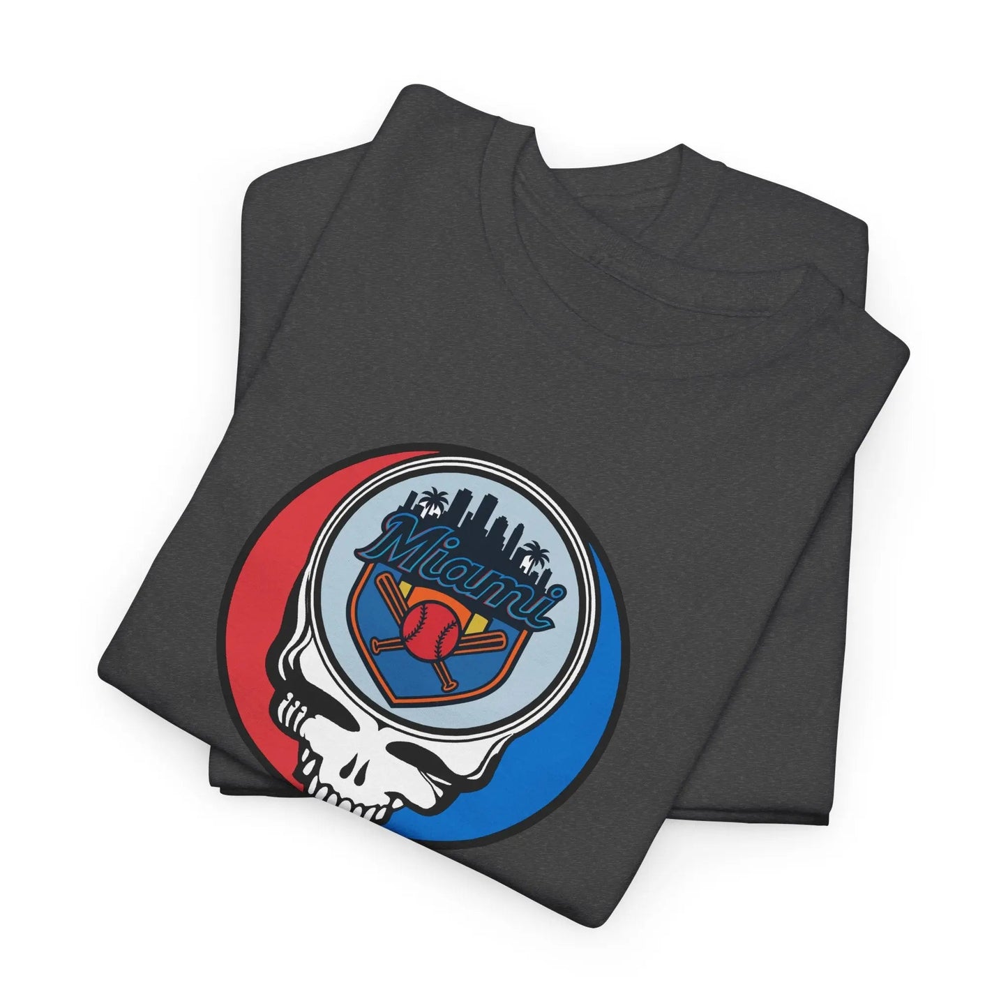 Miami Marlins Steal Your Face Classic Stealie T Shirt MLB