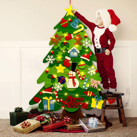 Christmas Decoration Pendant Felt DIY Day Use Christmas Tree