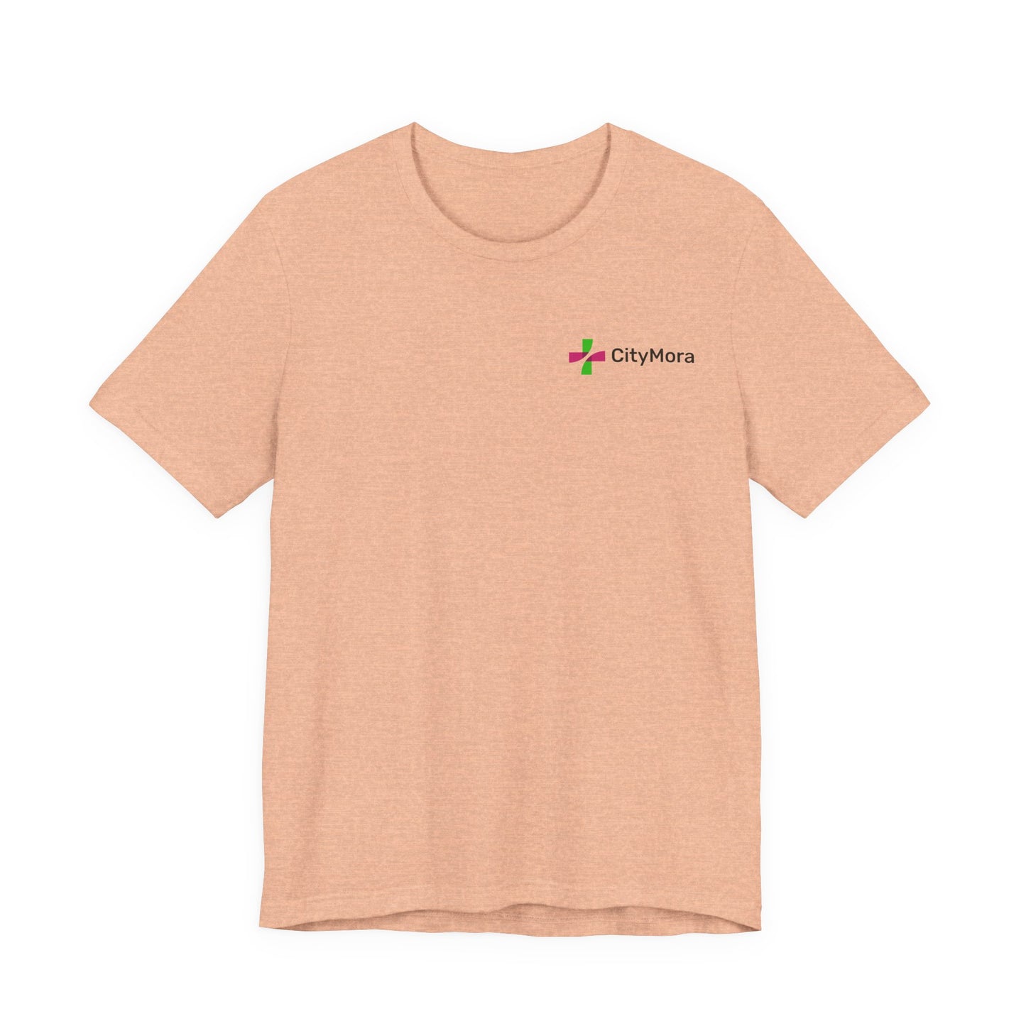 Casual Unisex Tee - 'CityMora' Motivational Short Sleeve Shirt