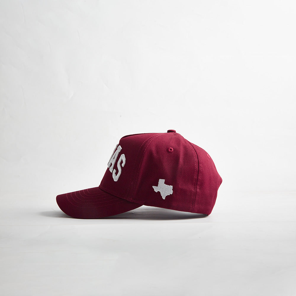 Texas Legacy Snapback Maroon Trucker Hat Destination Hat Co.