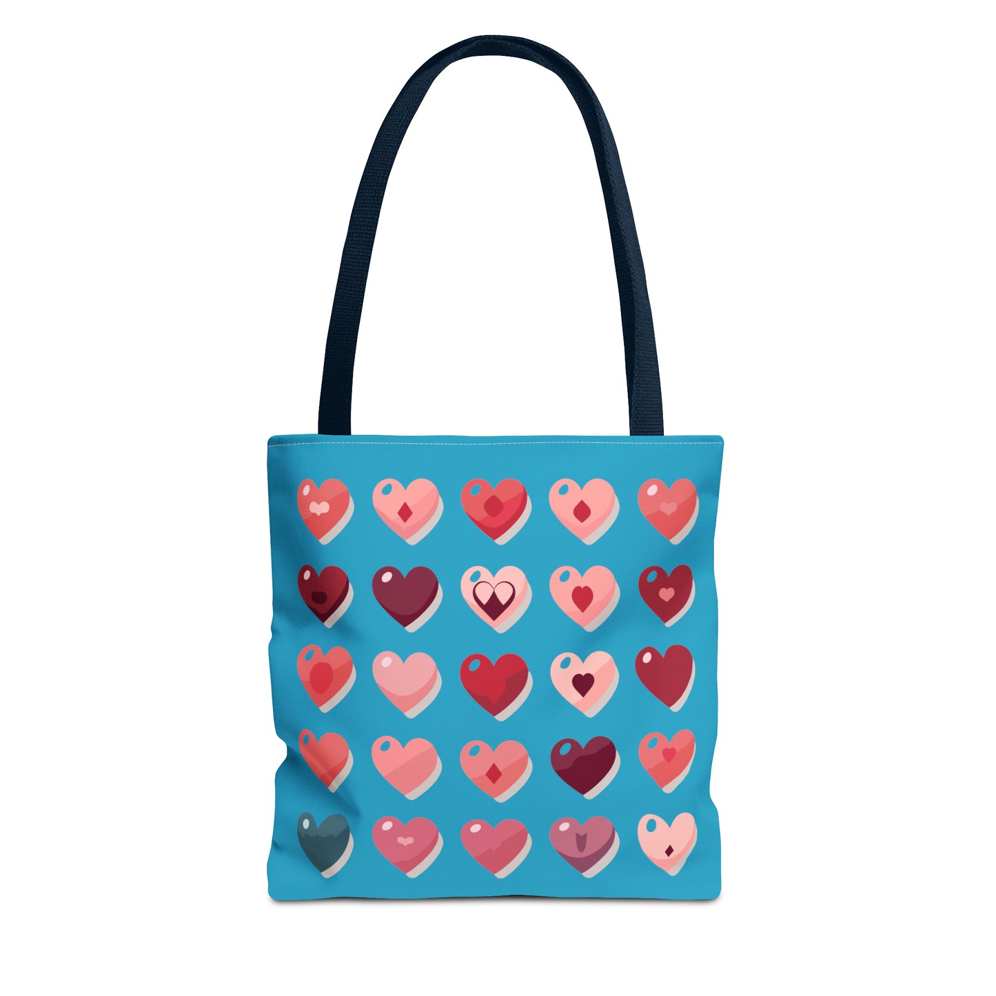 Valentine's Turquoise Tote Bag (AOP)