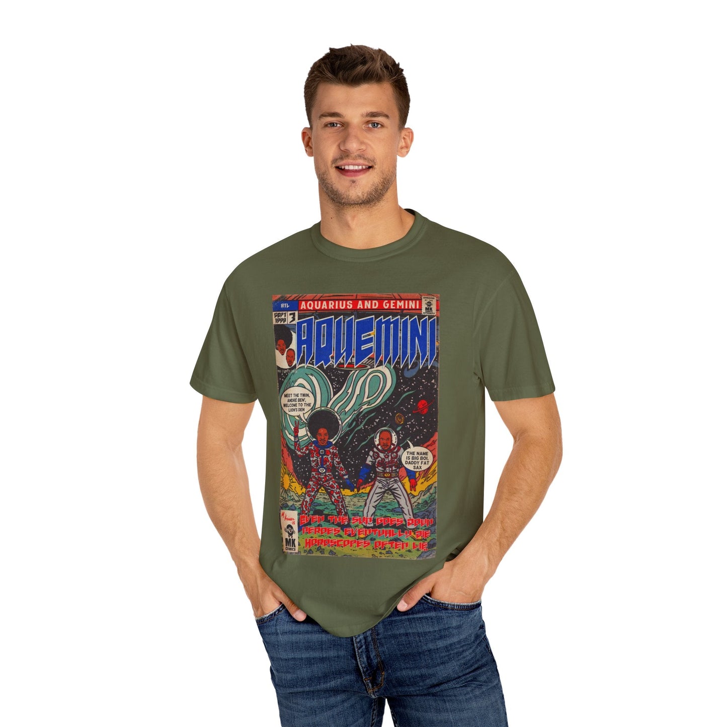 Aquemini - Comic Book Art - Unisex Comfort Colors T-shirt