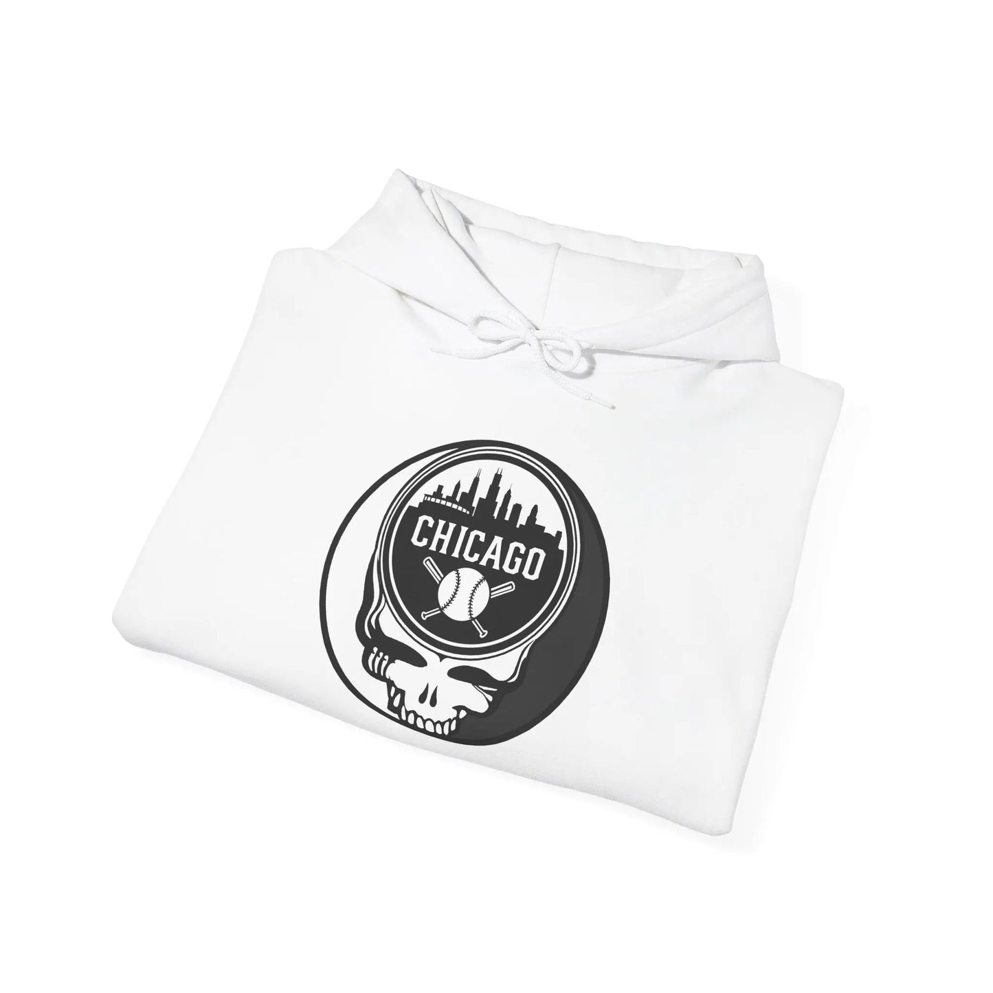 Chicago Baseball Edition Unisex Heavy Blend Hoodie Grateful Dead