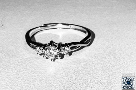 Sterling Silver Star-Cut Zircon Engagement Ring Amtikiss Casuals