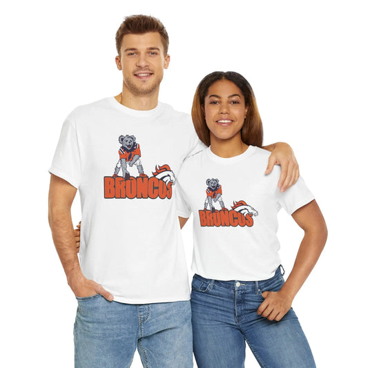 Denver Broncos Dancing Bear Grateful Dead T-Shirt NFL The Gridiron Collection