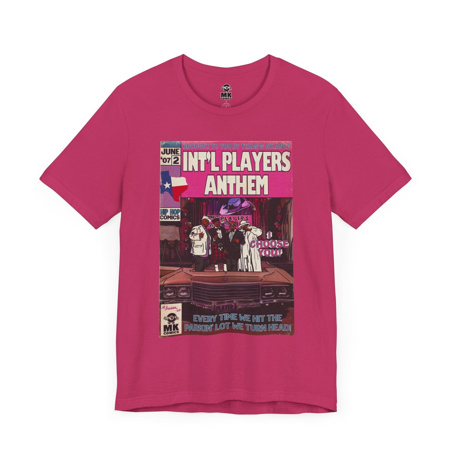 Unisex Jersey Short Sleeve Tee Int’l Players Anthem Bella+Canvas