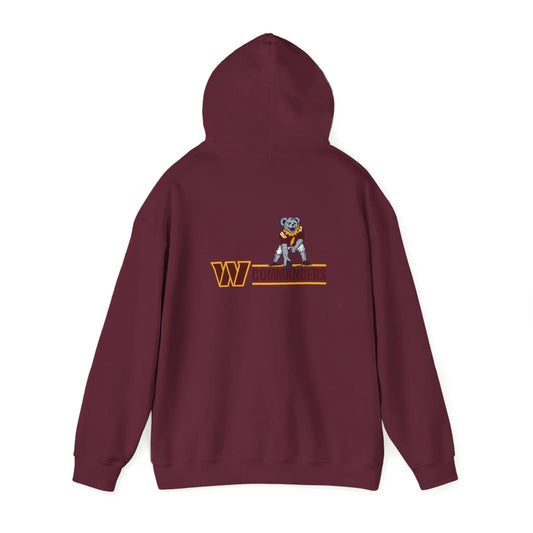 Washington Commanders Dancing Bear Unisex Hoodie Two-Sided The Gridiron Collection