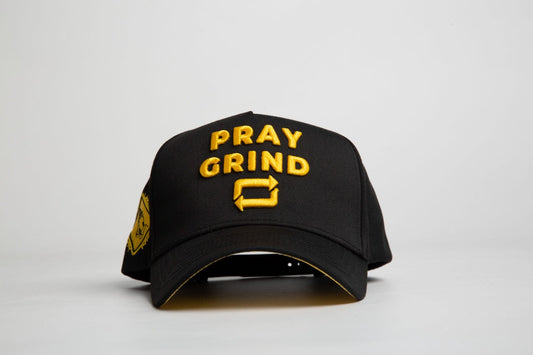 Pray Grind Repeat Signature Series WU-YLW Mid Profile Snap-Back Cap