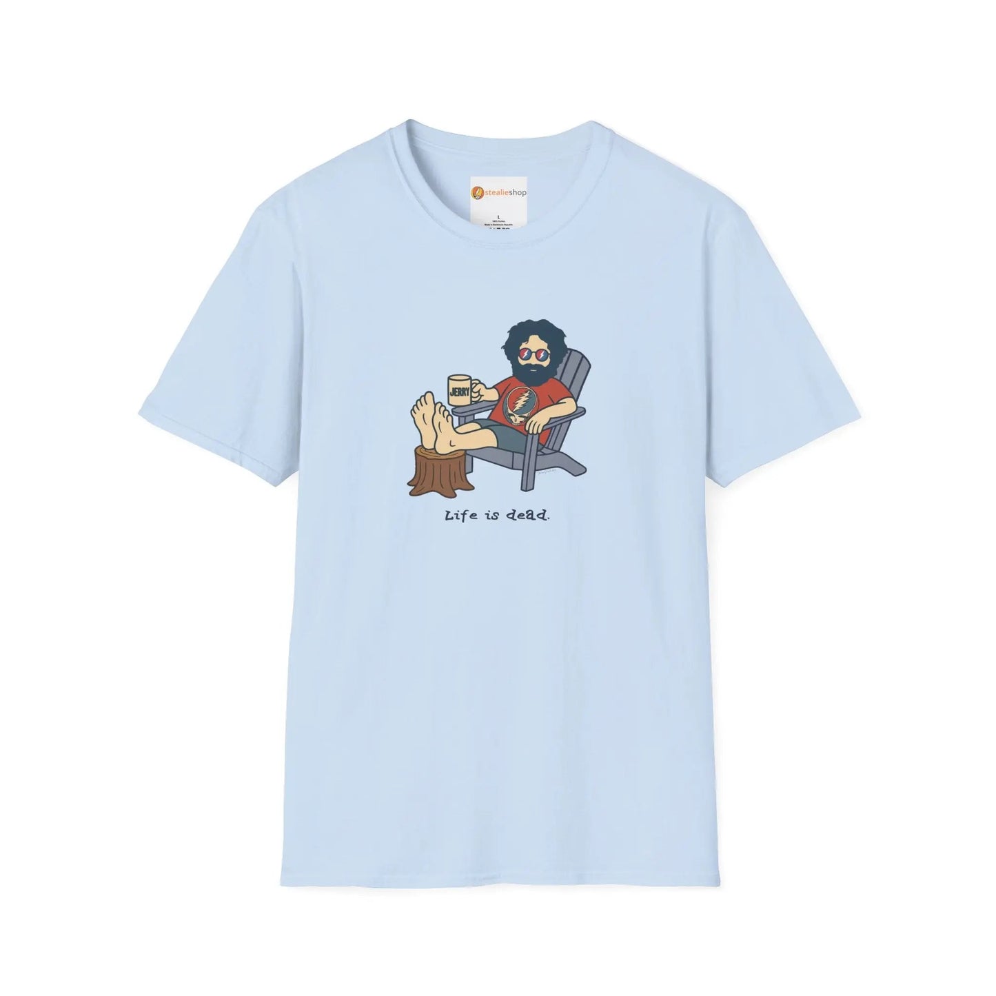 Life is Dead Adirondack Jerry T-Shirt Grateful Dead