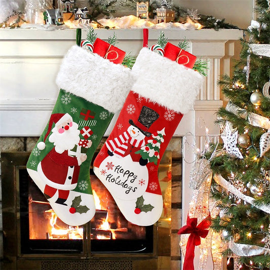 Flannel Gift Bag Christmas Decoration Supplies