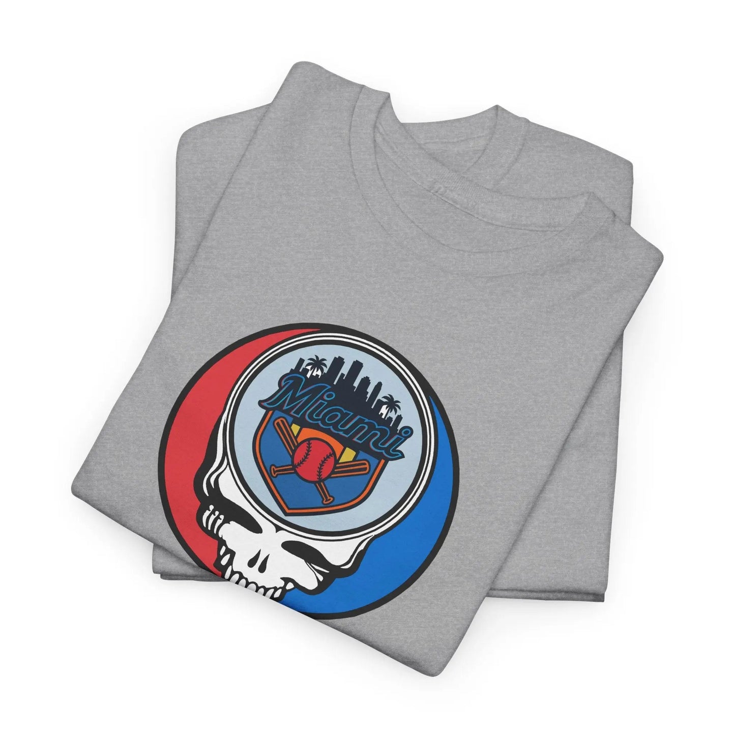 Miami Marlins Steal Your Face Classic Stealie T Shirt MLB
