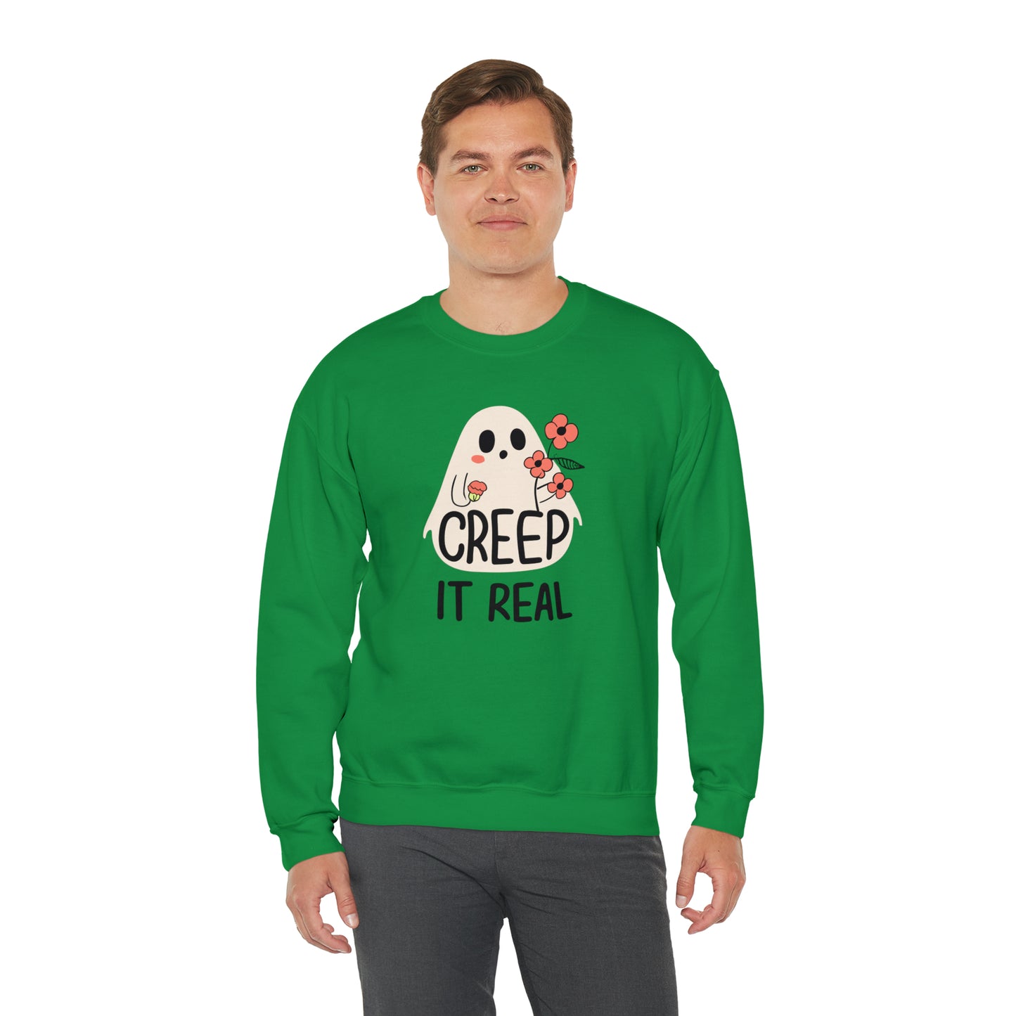 Creep It Real Spooky Sweatshirt, Spooky Season Halloween Sweatshirt, Halloween Costume, Spooky Sweatshirt, Halloween Gifts