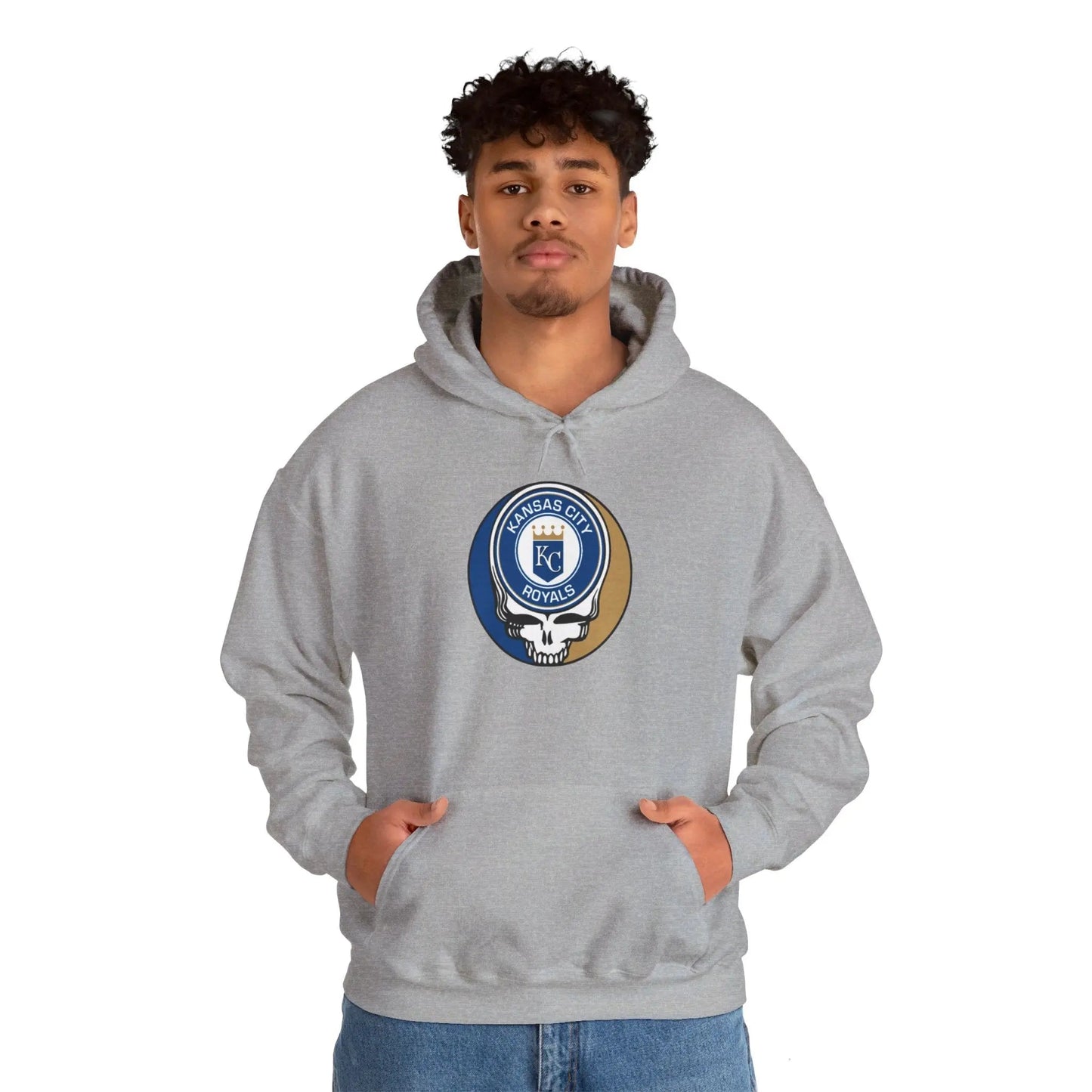 Kansas City Baseball Edition Heavy Blend Hoodie Unisex The Ballpark Collection Grateful Dead