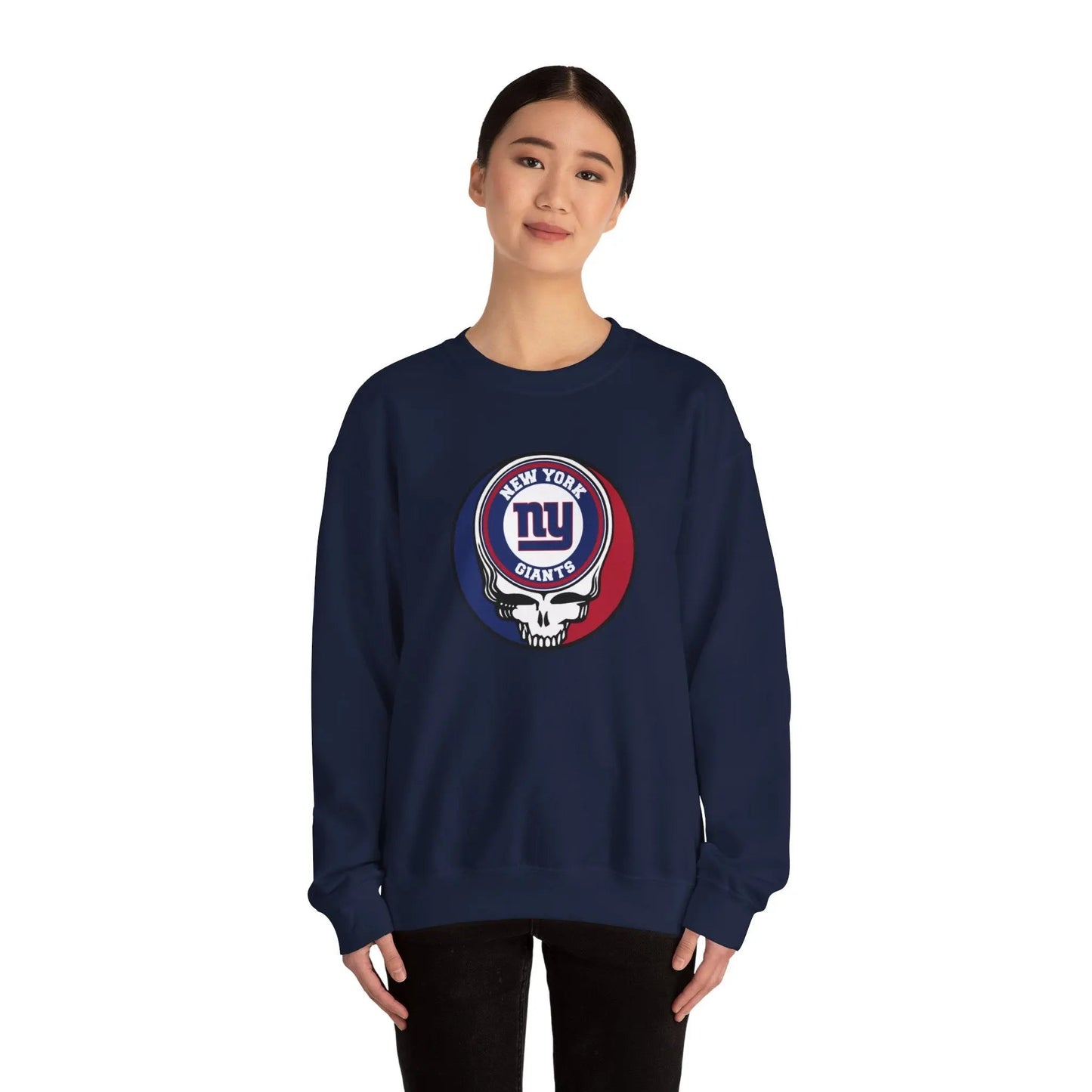 Grateful Dead Stealie New York Giants Crewneck Sweatshirt The Gridiron Collection
