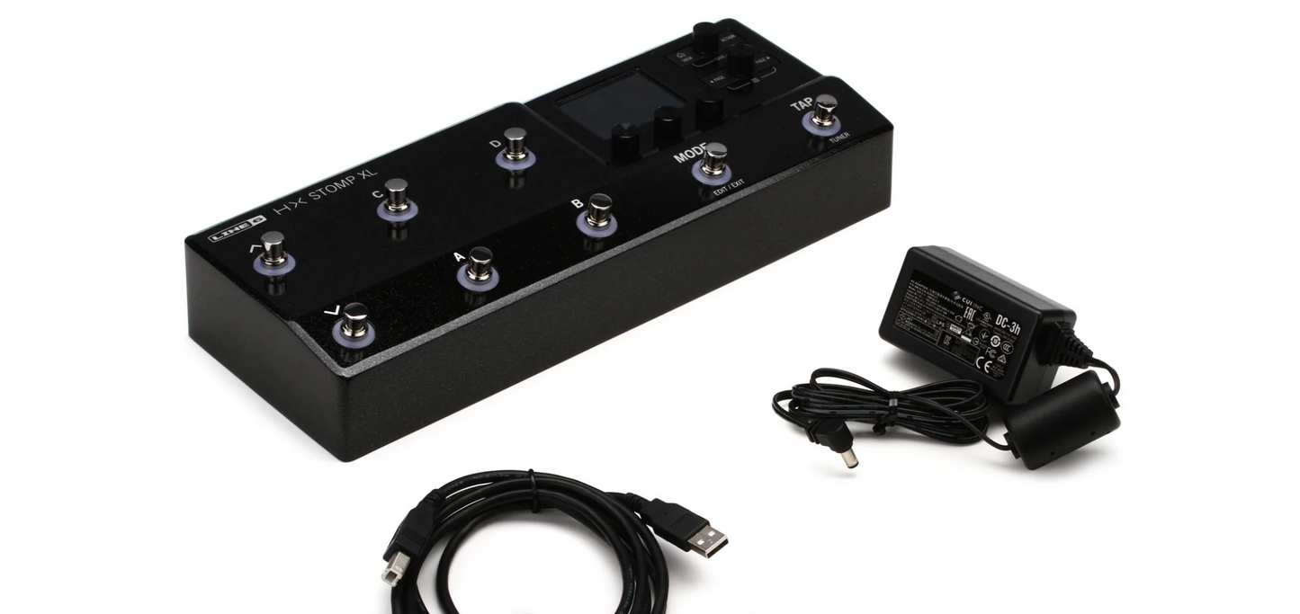 Guitar Multi-effects Floor Processor with 8 Footswitches Line 6 HX Stomp XL