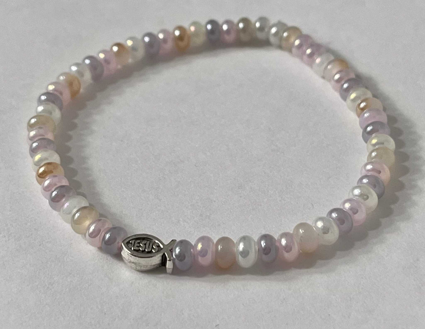 Bead Bracelet with Freshwater Shell & Pearl Beads