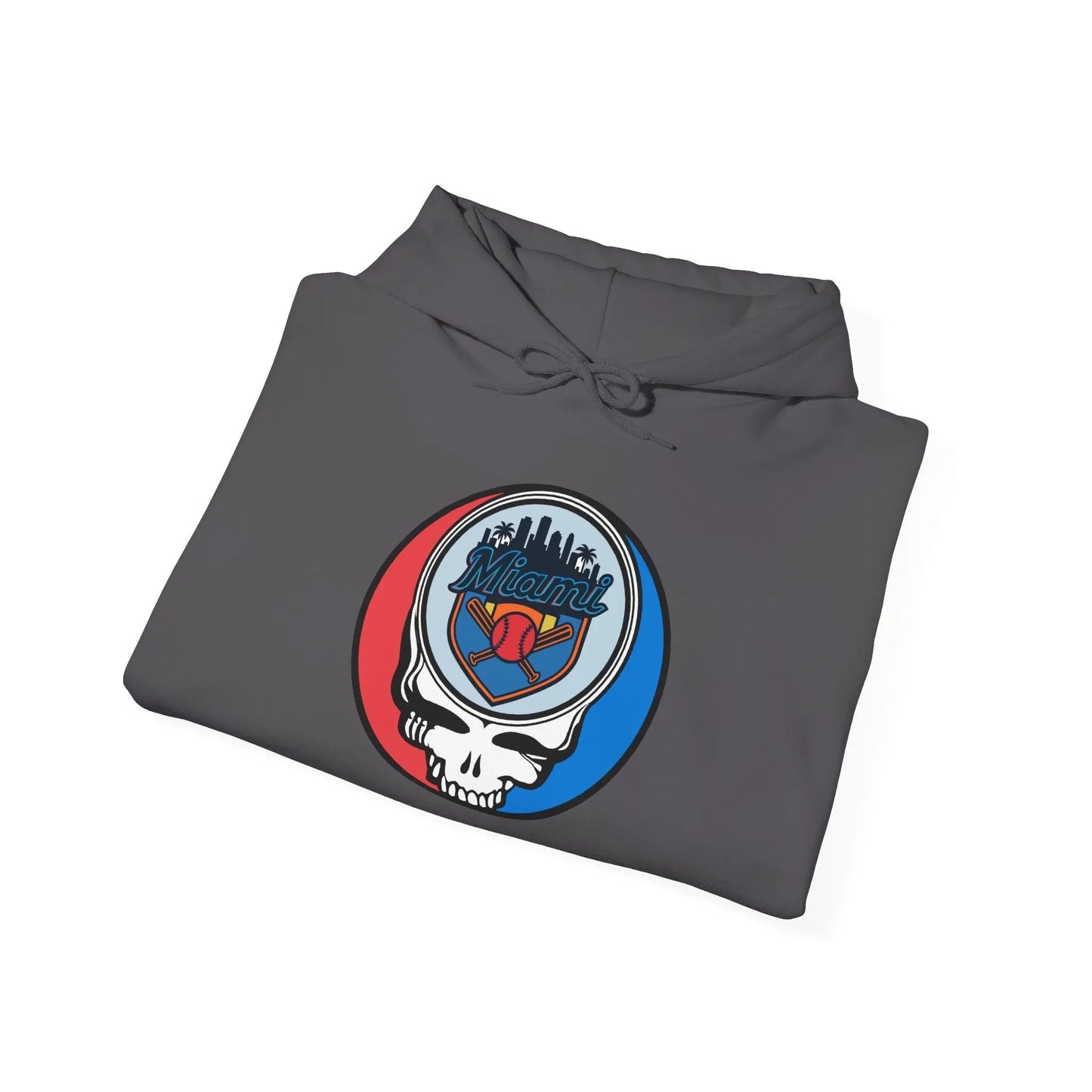 Miami Marlins Grateful Dead Unisex Heavy Blend Hoodie The Ballpark Collection