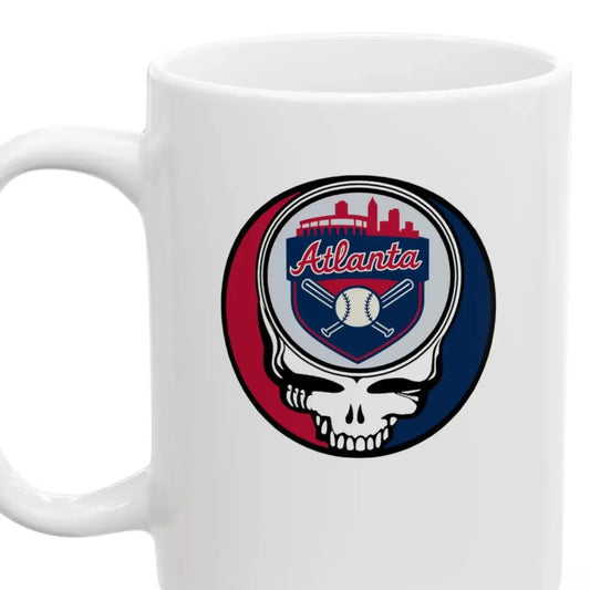 Stealie Ceramic Mug 15 Ounce Atlanta Baseball Edition Ballpark Collection