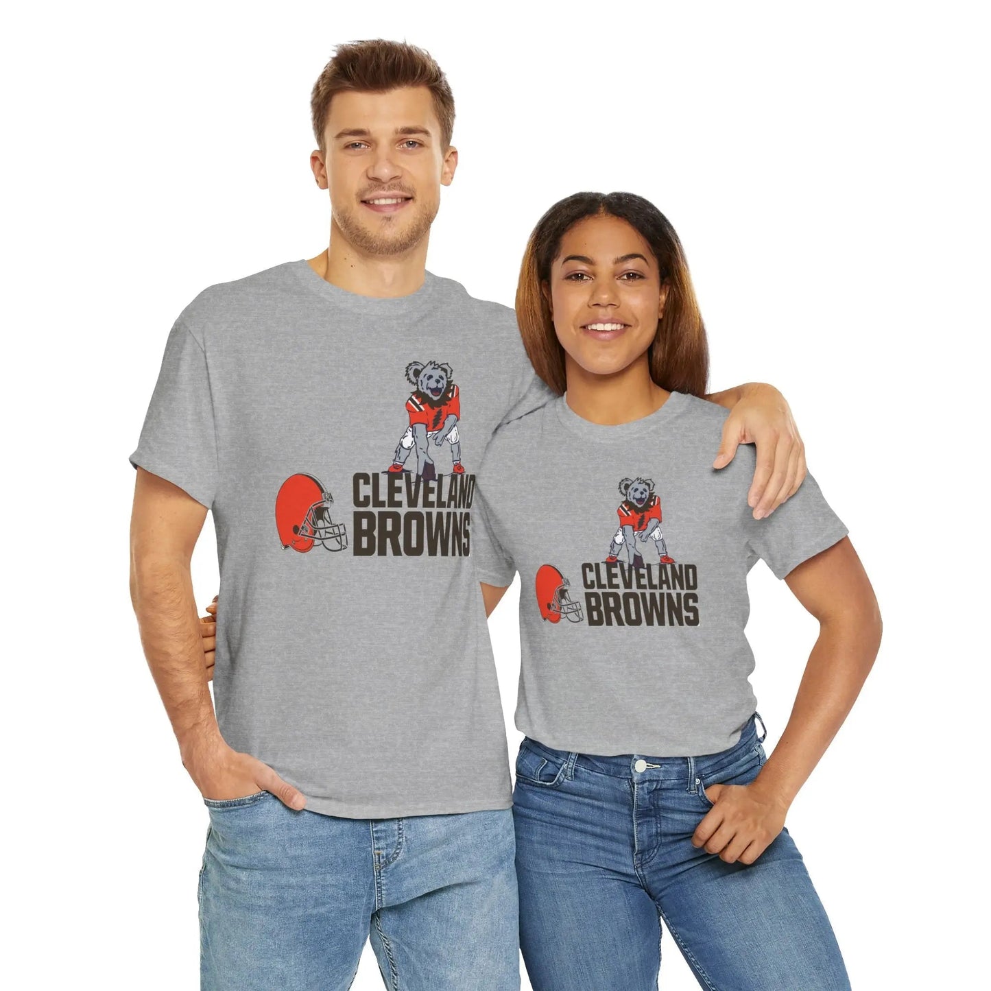 Cleveland Browns Dancing Bear Grateful Dead T-Shirt NFL