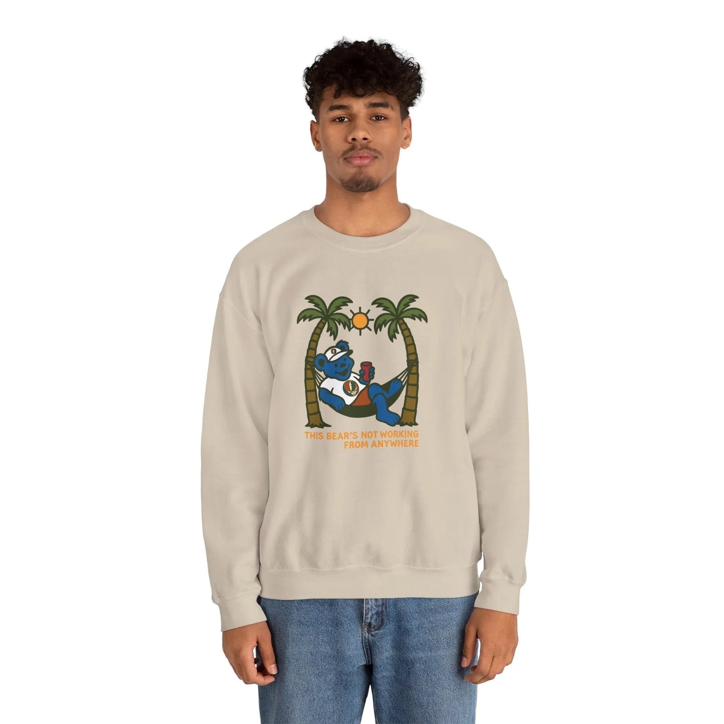Crewneck Sweatshirt Heavy Blend Unisex Life is dead