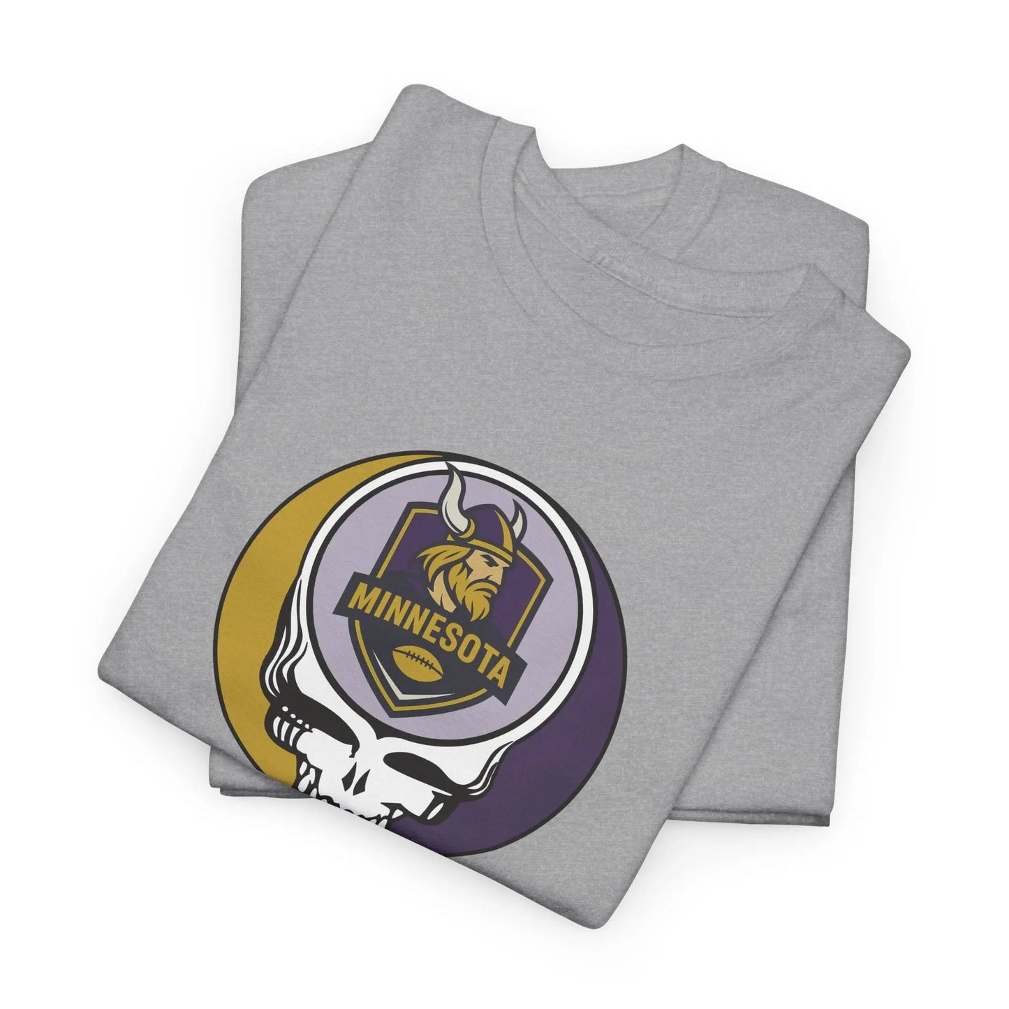 Minnesota Vikings Stealie Cotton Unisex Grateful Dead Tee The Gridiron Collection