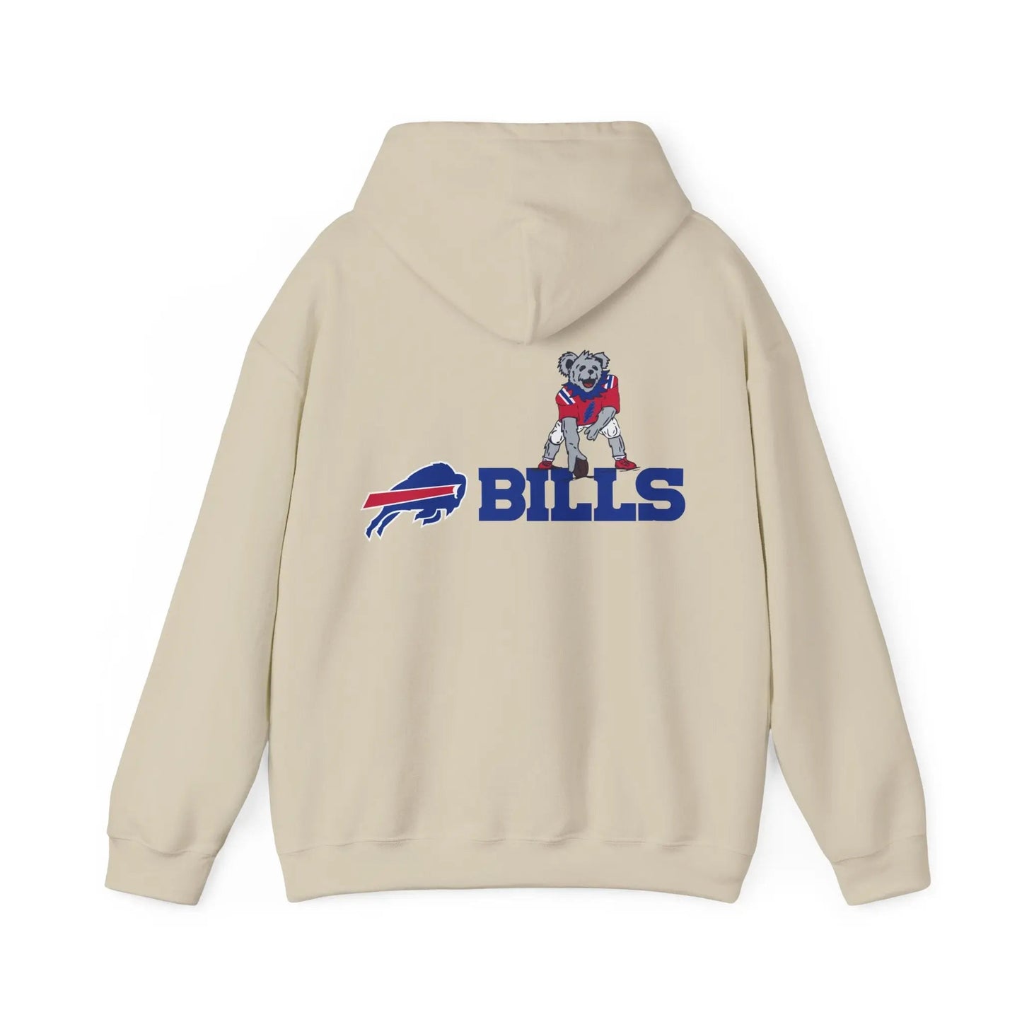 Buffalo Bills Dancing Bear Heavy Blend Two-Sided Hoodie Unisex The Gridiron Collection