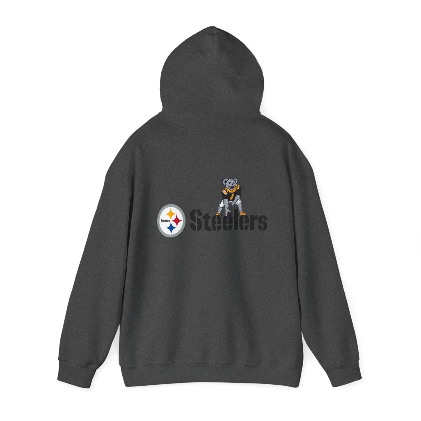 Pittsburgh Steelers Dancing Bear Two-Sided Unisex Hoodie The Gridiron Collection