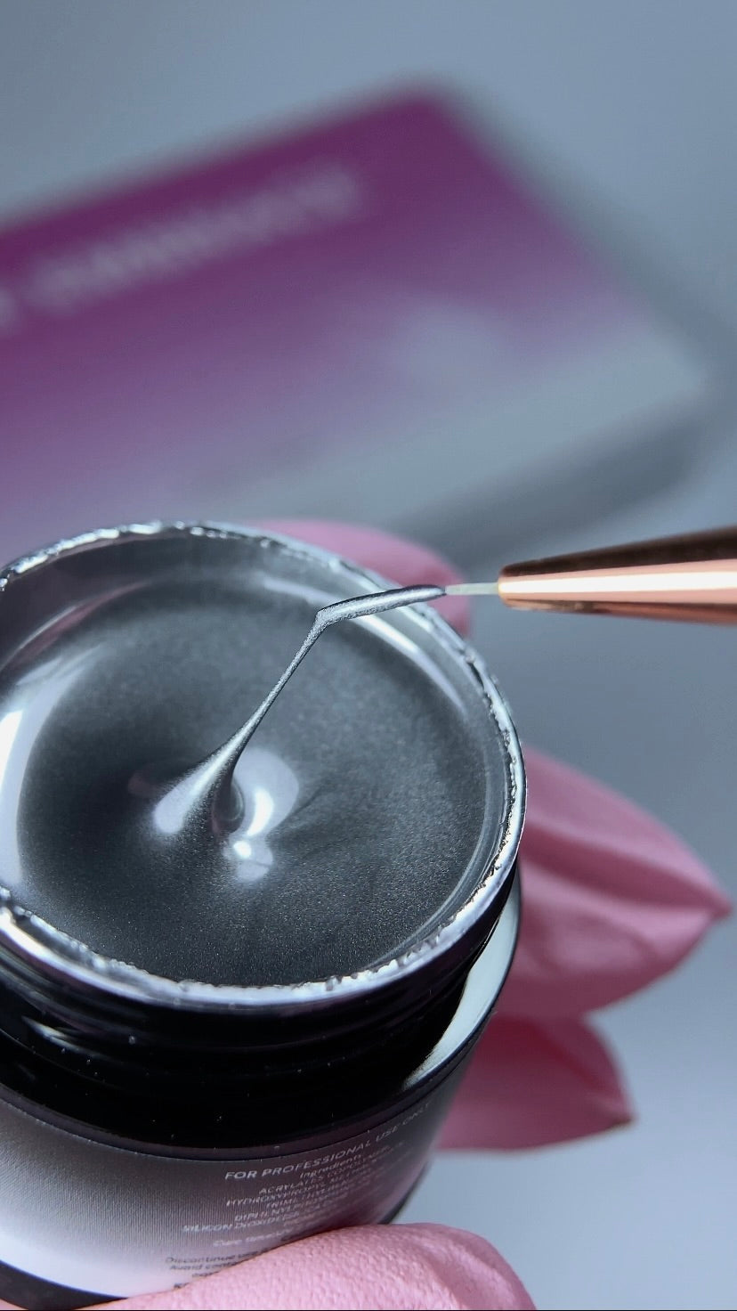 Metallic Paint Gel Silver 5g Professional ELITE EMBRACE