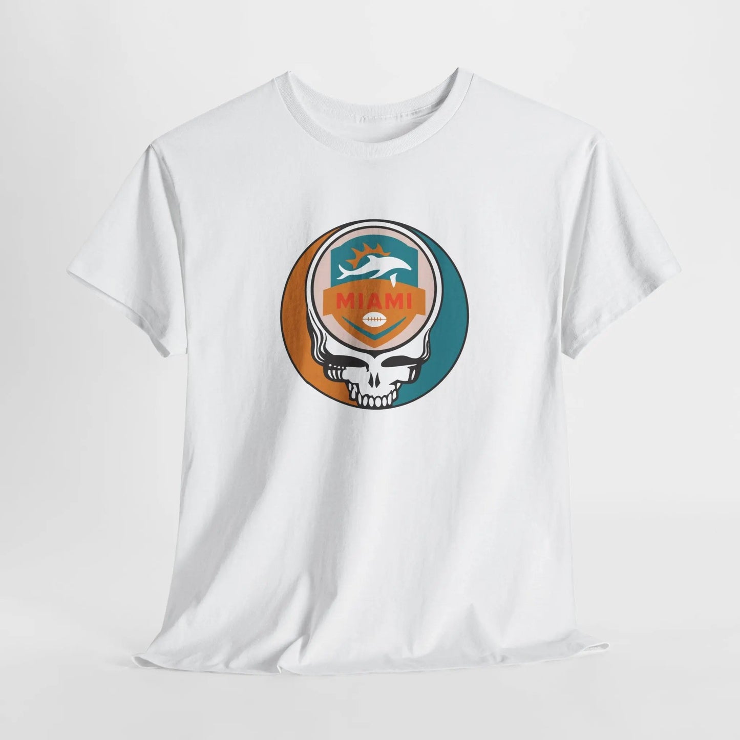 Miami Dolphins Steal Your Face Football Edition T-Shirt The Gridiron Collection