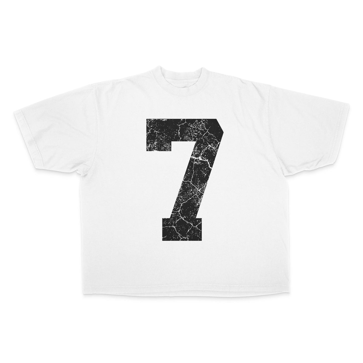 [PRE-ORDER - SHIPS AUGUST 18TH] 70x7 Drop Shoulder Tee (Super Oversized) - White