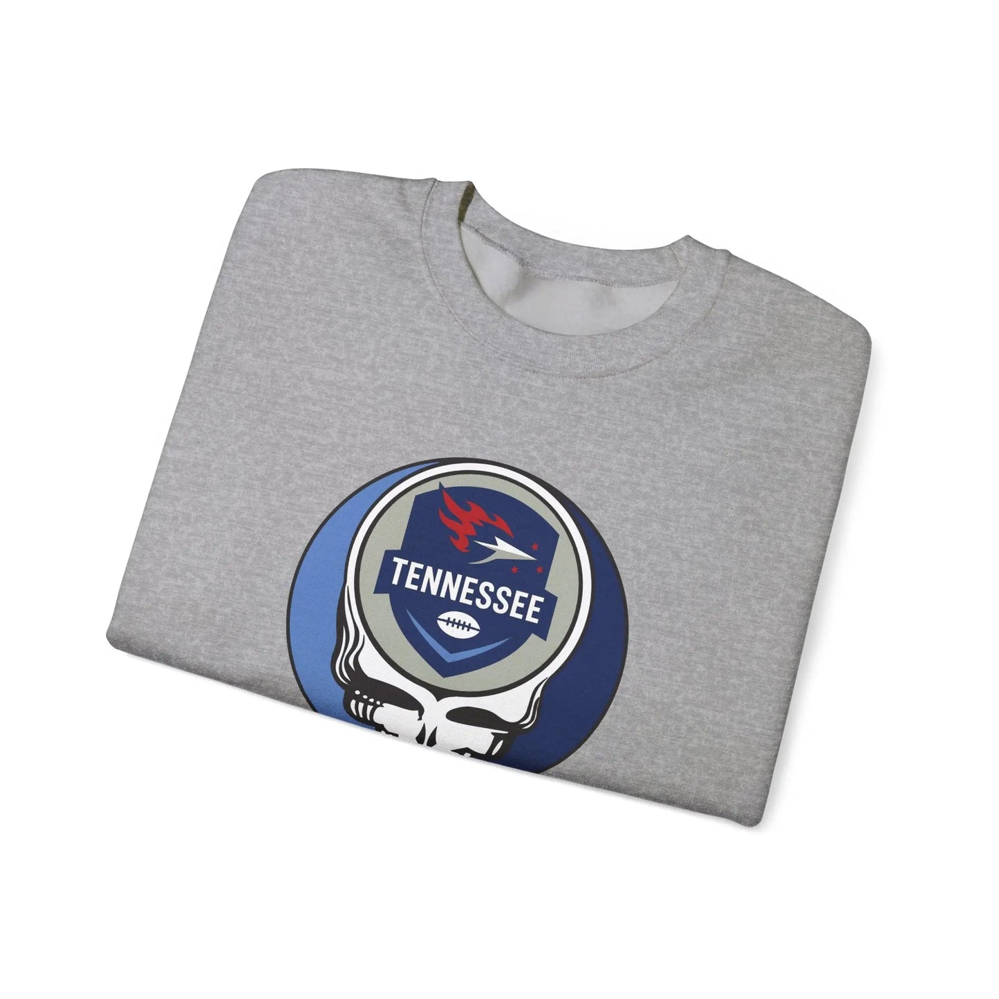 Tennessee Titans Grateful Dead Stealie Crewneck Sweatshirt NFL The Gridiron Collection