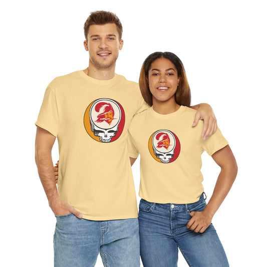 Tampa Bay Bucaneers Grateful Dead Steal Your Face T-Shirt The Gridiron Collection