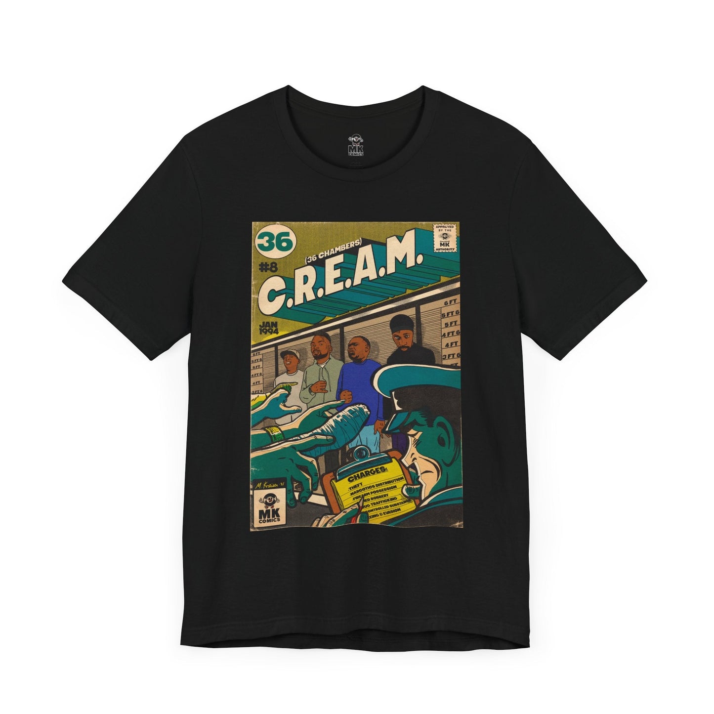 Unisex Jersey Short Sleeve Tee C.R.E.A.M