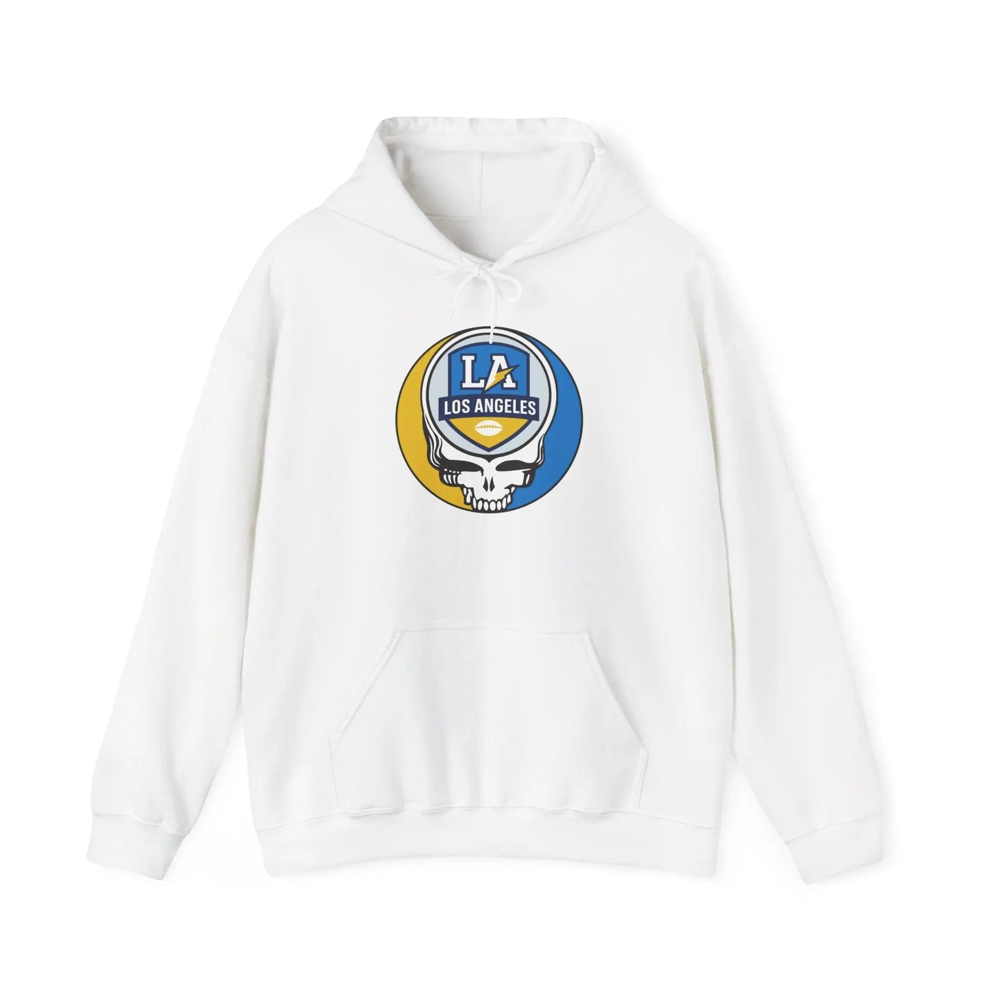 Los Angeles Chargers Stealie Grateful Dead Hooded Sweatshirt NFL The Gridiron Collection