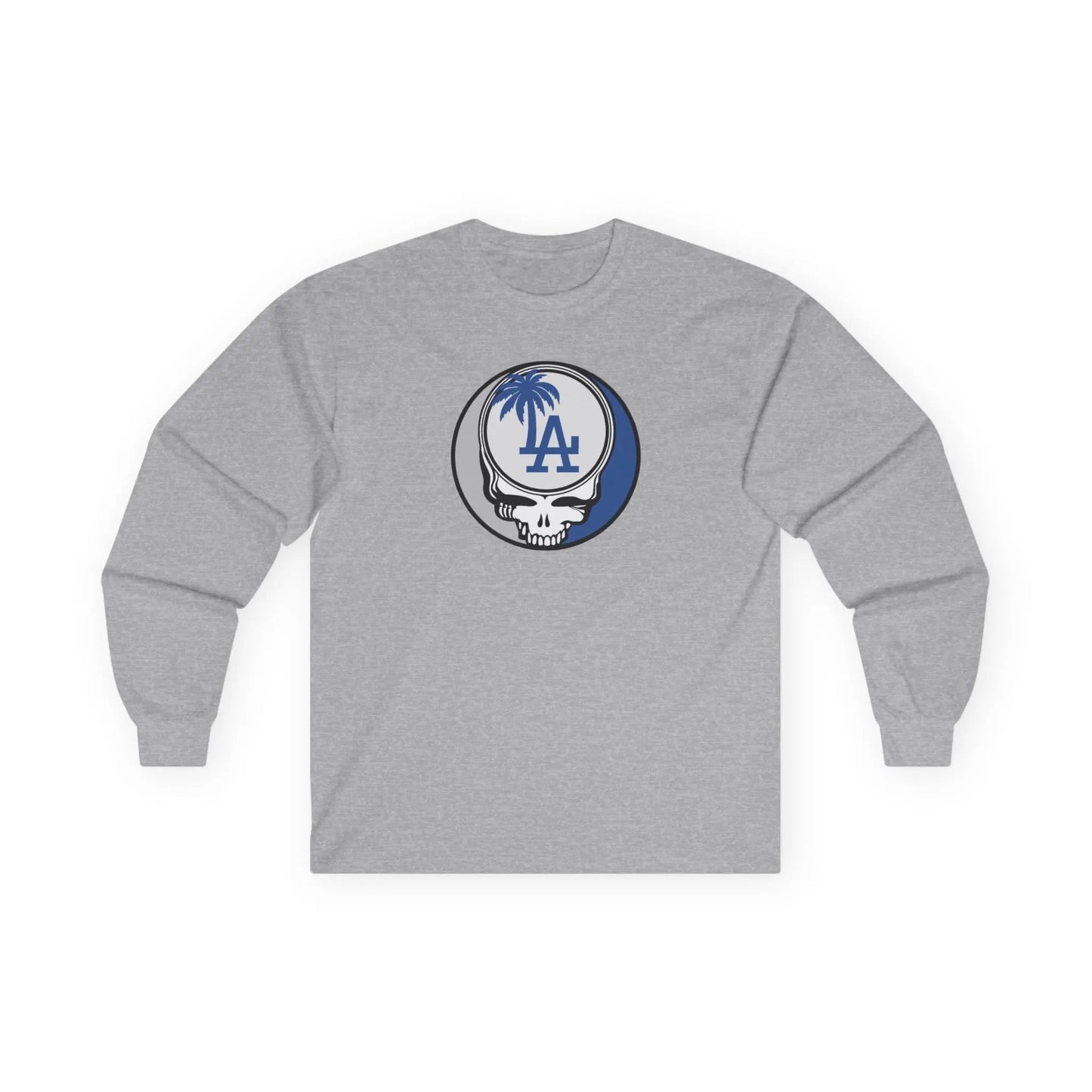 Los Angeles Baseball Edition Classic Stealie Long Sleeve Tee Eco-Friendly Cotton MLB