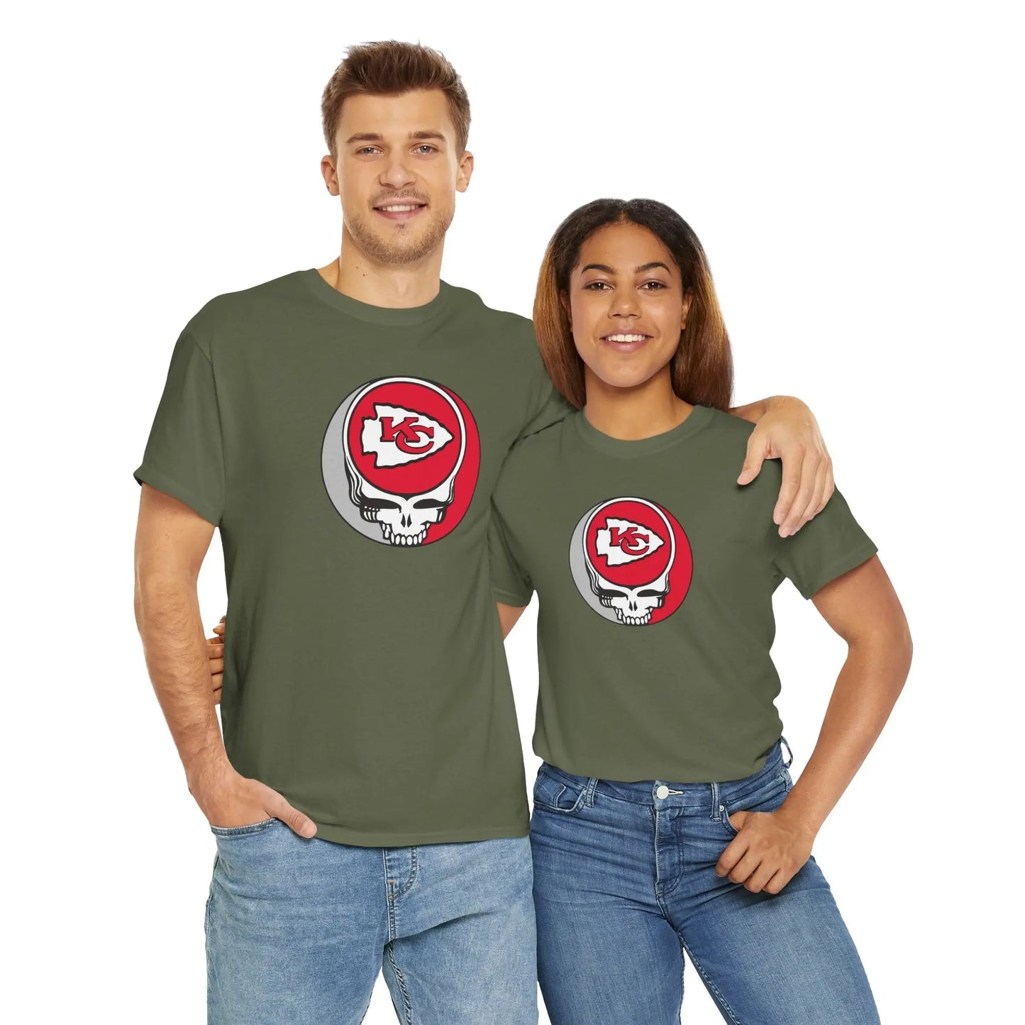 Kansas City Chiefs Grateful Dead Steal Your Face T-Shirt NFL