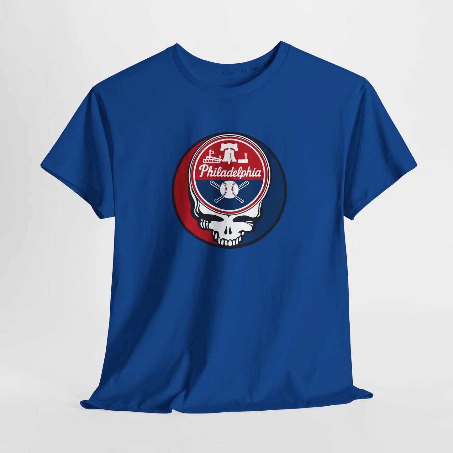 Philadelphia Phillies Grateful Dead Steal Your Face T-Shirt Ballpark Collection MLB